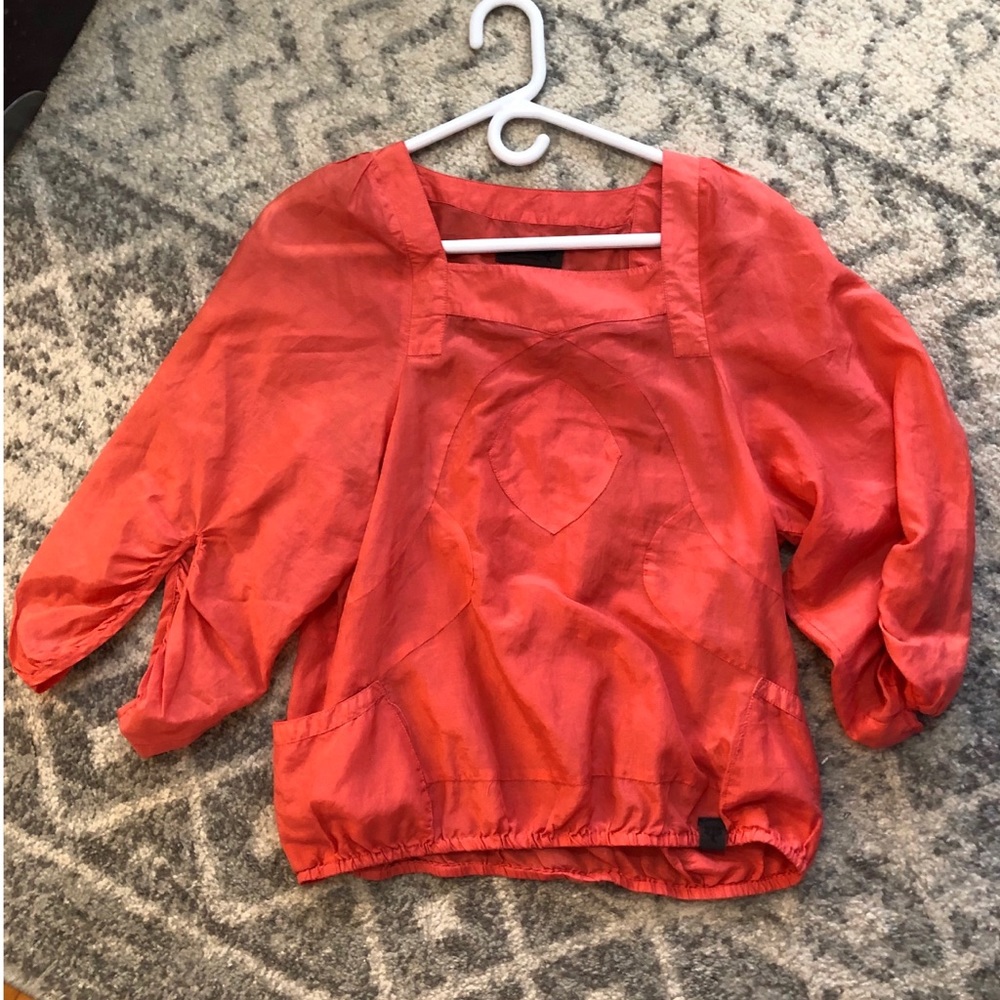 Pink blouse with split sleeves - Picture 5 of 7